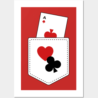 Poker casino Pocket Posters and Art